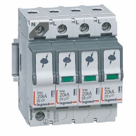 LEGRAND 412225 412225 LEGRAND LIMIT SOBRET T2 20KA 3P+N