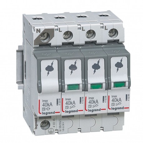 LEGRAND 412245 412245 LEGRAND LIMIT SOBRET T2 40KA 3P+N