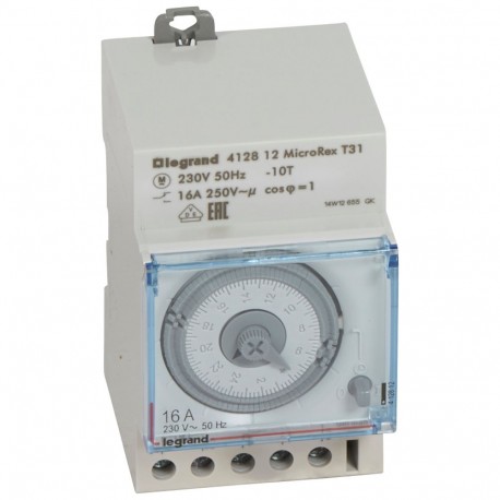 Legrand 412812 INT.HOR.ANALOG/SR/D/1X16/3MOD