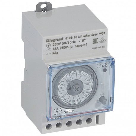 Legrand 412828 INTER HOURS ANALOG SEM 3MOD
