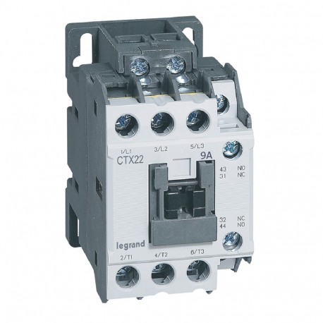 LEGRAND 416080 416080 LEGRAND CTX 3P 9A 1NO1NC 24V AC