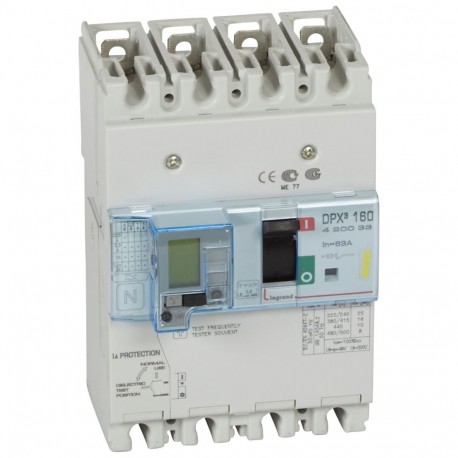LEGRAND 420033 420033 LEGRAND DPX3160 mag+dif 4P 63A 16kA