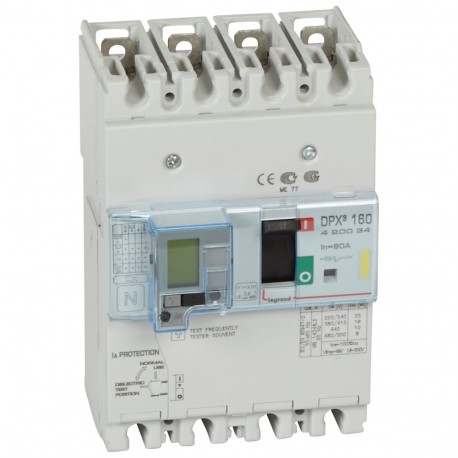 LEGRAND 420034 420034 LEGRAND DPX3160 mag+dif 4P 80A 16kA