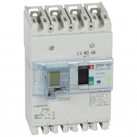 LEGRAND 420036 420036 LEGRAND DPX3160 mag+dif 4P 125A 16kA