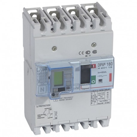 LEGRAND 420113 420113 LEGRAND DPX3160 mag+dif 4P 63A 36kA