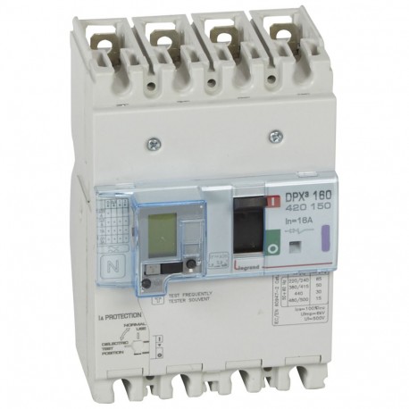 LEGRAND 420150 420150 LEGRAND DPX3160 mag+dif 4P 16A 50kA