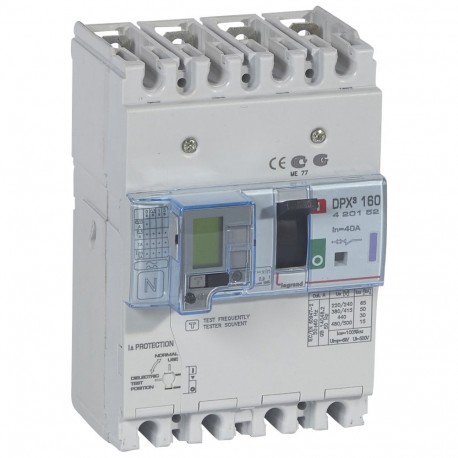 LEGRAND 420152 420152 LEGRAND DPX3160 mag+dif 4P 40A 50kA