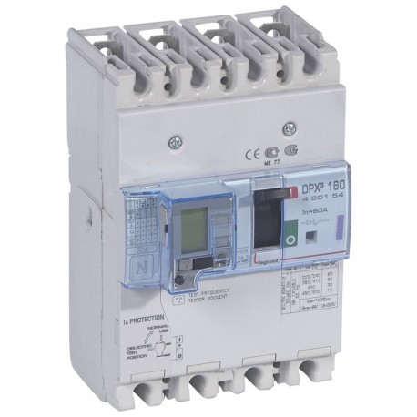 LEGRAND 420154 420154 LEGRAND DPX3160 mag+dif 4P 80A 50kA