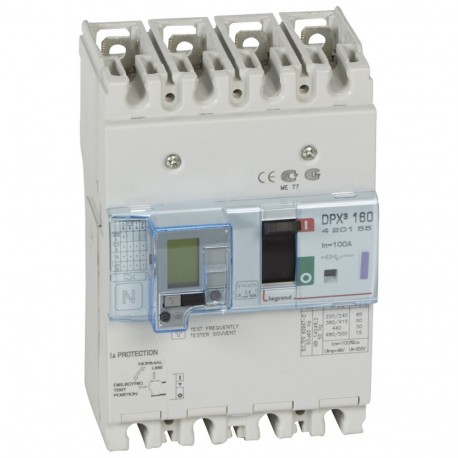 LEGRAND 420155 420155 LEGRAND DPX3160 mag+dif 4P 100A 50kA