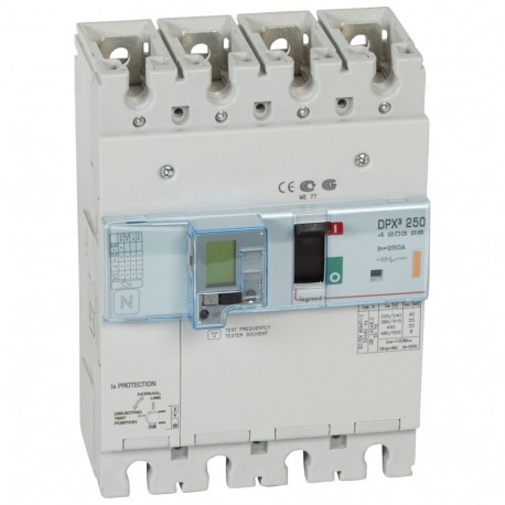 LEGRAND 420329 420329 LEGRAND DPX3250 elec+dif 4P 250A 25kA