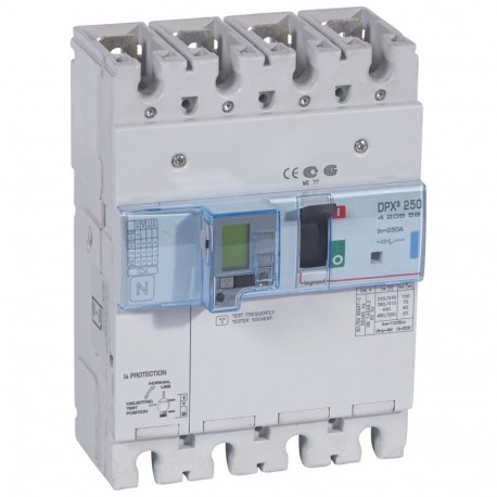 LEGRAND 420659 420659 LEGRAND DPX3250 elec+dif 4P 250A 70kA