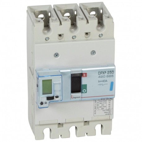 LEGRAND 420665 420665 LEGRAND DPX3250 elec+med 3P 40A 70kA
