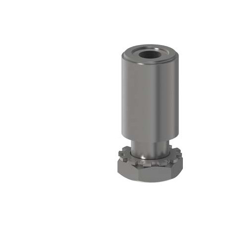 Siemens 8WD4208-0EH adapter for single-hole mounting, mounting without feet and pipe, with thread M18, and f..