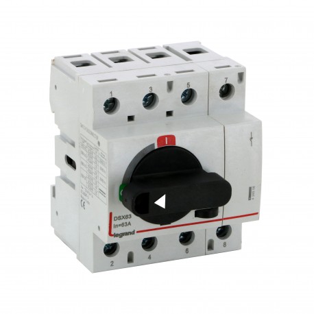 LEGRAND 424008 424008 LEGRAND DSX SD DIN DISCONNECTOR 4P 63A