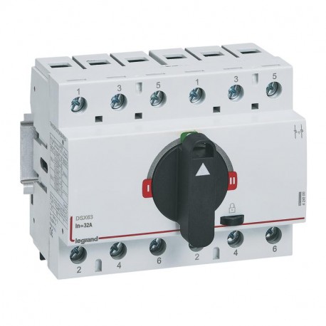 Legrand 424100 DSX TSE DIN SWITCH 3P 32A