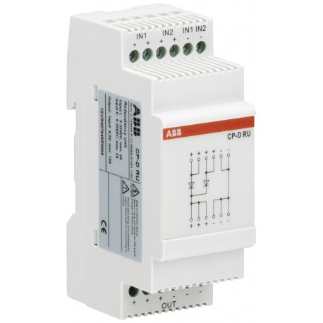 Abb 1SVR427049R0000 CP-D RU Redundancy unit for CP range power supplies, In: 2x5A, Out: 1x10A