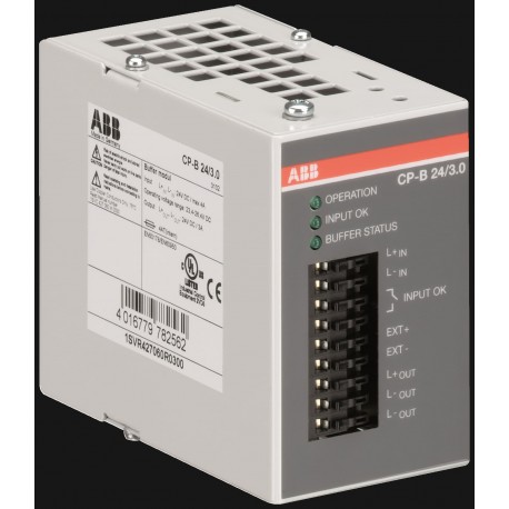 Abb 1SVR427060R0300 CP-B 24/3.0 Buffer module 24 V / 3 A, energy storage 1000 Ws