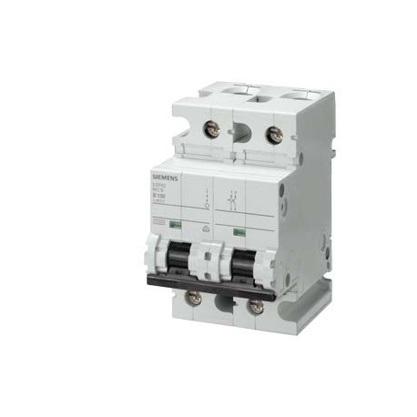 SIEMENS 5SP4280-6 5SP4280-6 SIEMENS Miniature circuit breaker 400 V 10kA, 2-pole, B, 80 A, D 70 mm