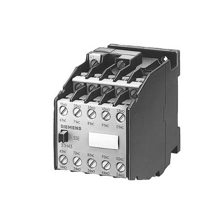 Siemens 3TH4364-4MF0 Contactor relay, 64E, EN 50011, 6NO + 4NC, screw terminal, AC operation 110 V AC 50 Hz/..