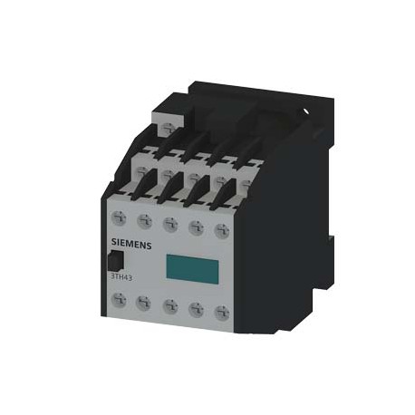 Siemens 3TH4382-0BP4 Contactor relay, 82E, EN 50011, 8 NO + 2 NC, screw terminal, DC operation, 230 V DC