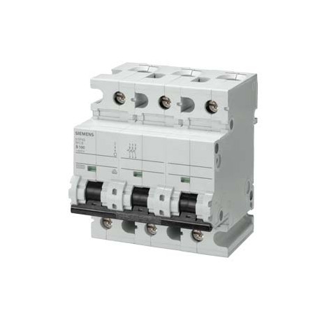 SIEMENS 5SP4391-6 5SP4391-6 SIEMENS Miniature circuit breaker 400 V 10kA, 3-pole, B, 100 A, D 70 mm