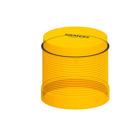 Siemens 8WD4400-1AD continuous light element, yellow, 12-230 V AC/DC, 70 mm diameter, base BA15d without lig..