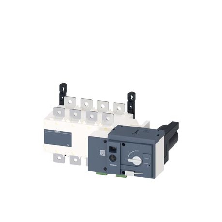 SIEMENS 3KD4442-0QE10-0 3KD4442-0QE10-0 SIEMENS Switch disconnector 500 A, Size 4, 4-pole Front operating mechanism left Complete un..