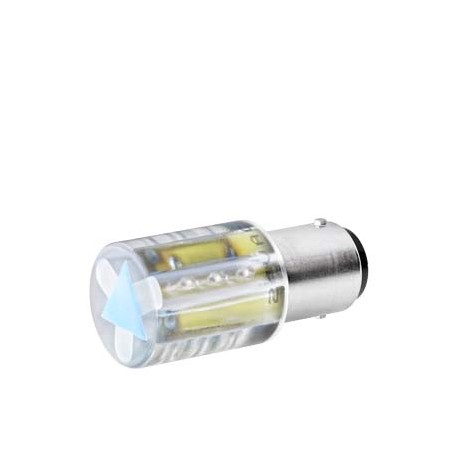 Siemens 8WD4448-6XF LED, Base BA 15d, blue, 115 V AC, accessory for signaling columns, with diameters 50 mm ..