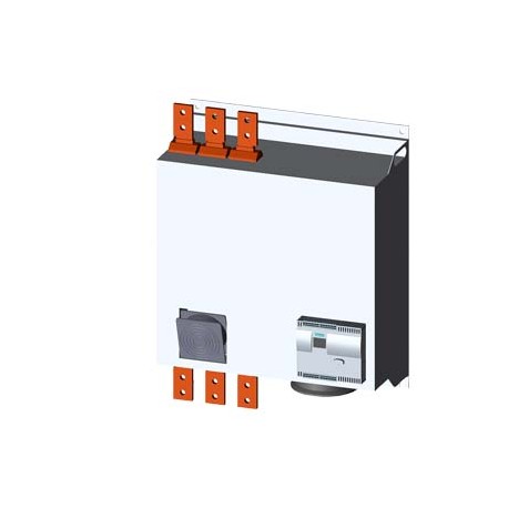 Siemens 3RW4466-2BC34 SIRIUS soft starter Values at 460 V, 50 °C standard: 1076 A, 950 hp Inside-delta: 1864..