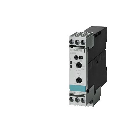 Siemens 3UG4501-1AA30 Analog monitoring relay Fill level monitoring Resistance monitoring from 2 to 200 kohm..
