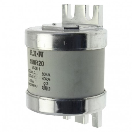 Eaton-moeller 450A 690V AC INDUSTRIAL EATON ELECTRIC Fuse-link, LV, 100 A, AC 690V, NH1, gL/gG, IEC, dual indicator..