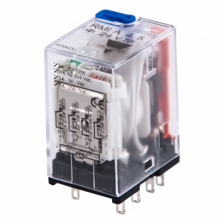 CARLO GAVAZZI RMIA45110VDC RMIA45110VDC CARLO GAVAZZI Relay industrial plug miniature 4-pin, Amperage 5 A, coil Voltage 110 VDC