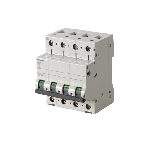 Siemens 5SY4614-7 Miniature circuit breaker 400 V 10kA, 3+N-pole, C, 0.3A, D 70 mm