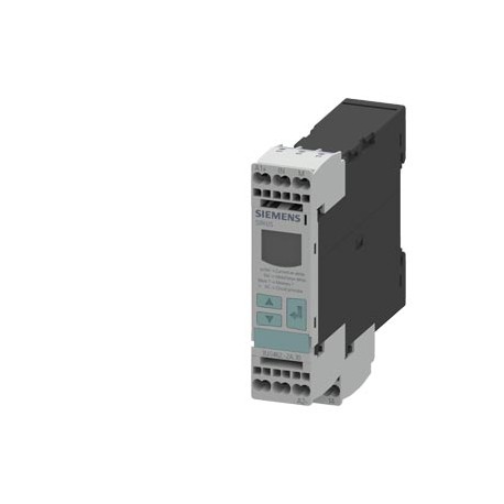 Siemens 3UG4621-2AA30 Digital monitoring relay Current monitoring, 22.5 mm from 2-500 mA AC/DC 0vershoot and..