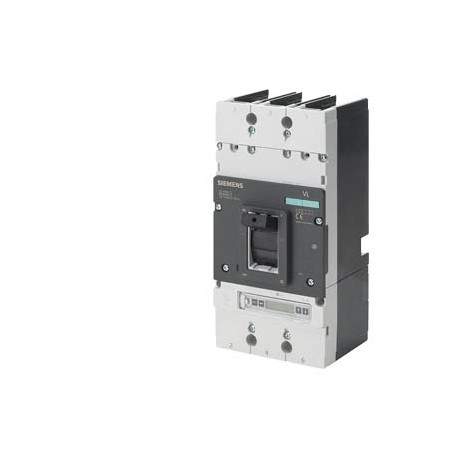 SIEMENS 3VL4731-2UP36-0AA0 3VL4731-2UP36-0AA0 SIEMENS circuit breaker VL400H high breaking capacity Icu 70kA, 415V AC 3-pole, motor/gen..
