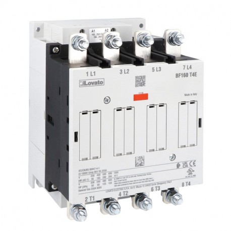 LOVATO ELECTRIC BF160T4E110 BF160T4E110 LOVATO 4P CONTACTOR 250A AC1 48…130VAC/DC