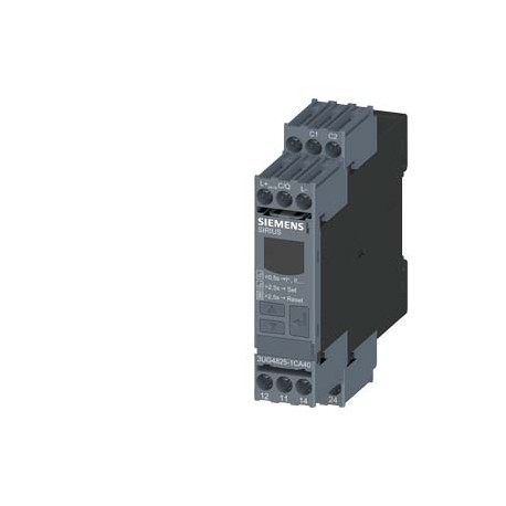 Siemens 3UG4825-1CA40 Digital monitoring relay for residual current monitoring with residual-current transfo..