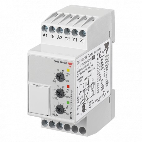 Carlo-gavazzi PUA01CD48500V CARLO GAVAZZI Selected parameters OUTPUT SIGNAL 1 relay SETPOINTS 1, adjustable MONITORED VARI..