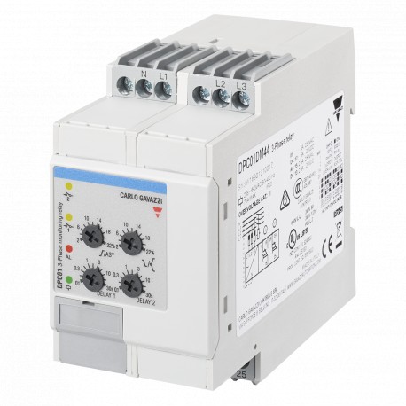 Carlo-gavazzi DPC01DM49400HZ CARLO GAVAZZI Selected parameters OUTPUT SIGNAL 2 relays SETPOINTS 2, adjustable MONITORED VA..