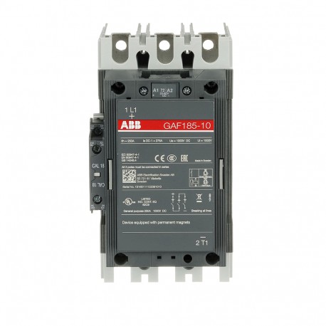 ABB 1SFL497025R7211 1SFL497025R7211 ABB GAF185-10-11 20-60V DC Contactor