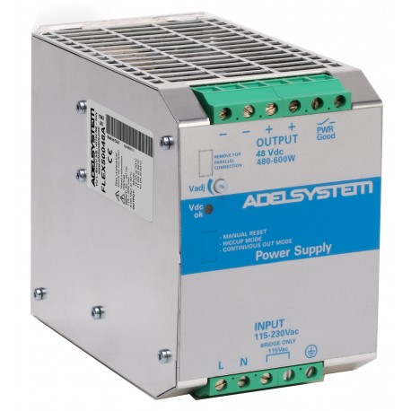 Adelsystem 50048 FLEX50048A ADELSYSTEM Power Supply (Industrial Line) In:115-230Vac Out:48V 12 A