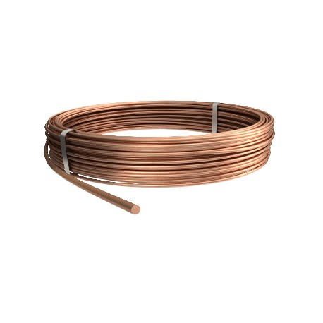 Obo-bettermann RD 8-CU OBO BETTERMANN Round conductors solid, 8mm, Copper, Cu