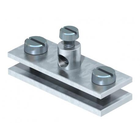 Obo-bettermann 939 OBO BETTERMANN Earthing clamp , 55mm, Electrogalvanised, DIN 50961, Steel, St