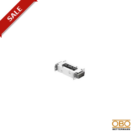 OBO BETTERMANN SD09-V11 9 SD09-V11 9 5080061 OBO BETTERMANN Data line protection device for V24 interface D-SUB 9, 6V,