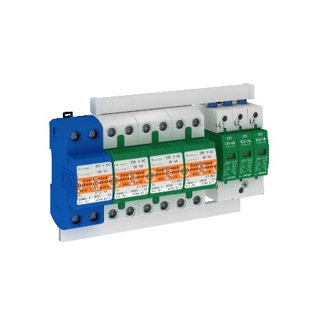 Obo-bettermann PS4-VA TT+TNS OBO BETTERMANN Protection set 4-pole + leakage current-free, 255V,