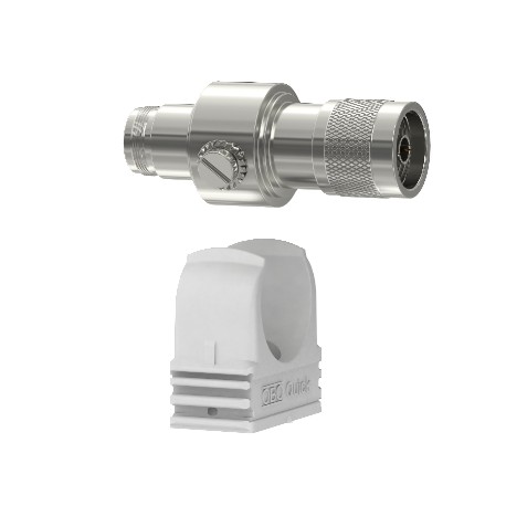 Obo-bettermann DS-N M/W OBO BETTERMANN Protection device for high-frequency cables, 130V,