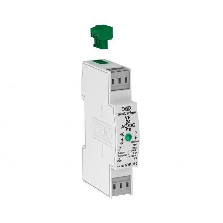 Obo-bettermann VF48-AC/DC-FS OBO BETTERMANN Lightning barrier with remote signalling, 48V AC,
