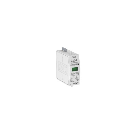Obo-bettermann V20-C 0-440 OBO BETTERMANN SurgeController V20 plug-in arrester, 440V,