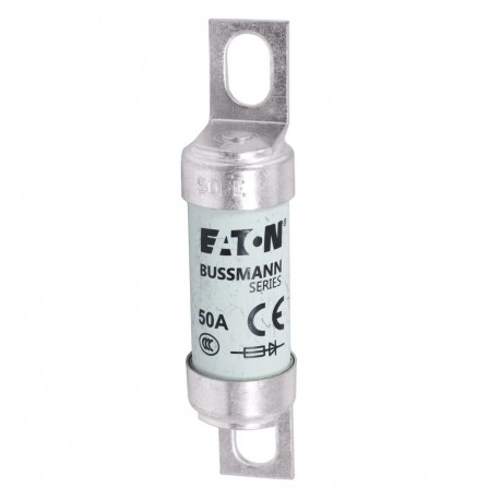 Eaton-moeller 50A 690V AC TYPE T FUSE EATON ELECTRIC Fuse-link, high speed, 400 A, AC 690 V, DIN 00, 30 x 51 x 100 mm..