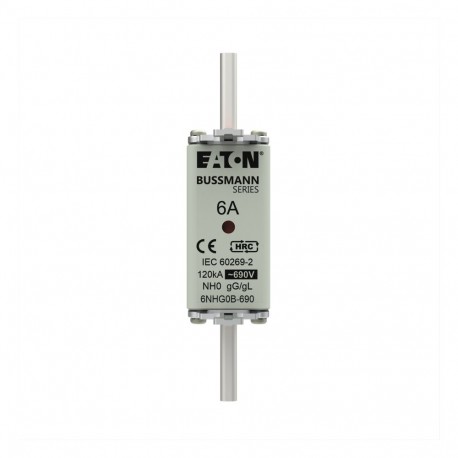 EATON - MOELLER NH FUSE 50AMP 690V gG SIZE 0 NH FUSE 50AMP 690V gG SIZE 0 50NHG0B-690 NH FUSE 50AMP 690V gG SIZE 0 DUAL IND EATON ELECTRIC Fuse-link, LV,..